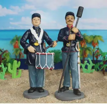 

Receive honor guard drummer gunner manufacturers direct selling psychological sandbox dec set statue home resin crafts sculpture