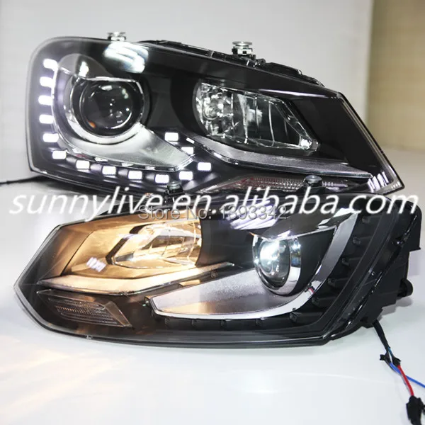 

For VW Polo Mk5 for Vento for Cross polo LED Head Light 2010-2014 year TC