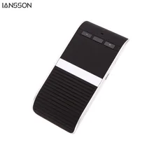 Wireless Car Bluetooth 4.0 Handsfree Kit Speakerphone Solar Powered Charger 10m Distance Hands Free Car Support 2 Phones Speaker