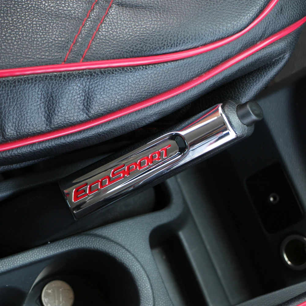 Jameo Авто Стайлинг подкладке ABS Chrome автомобиль ручной тормоз Защитная крышка ручной тормоз отделкой Стикеры для Форд Ecosport 2012- 2016