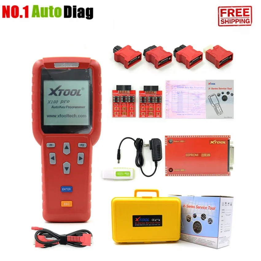Оригинальный XTOOL X100 Pro авто ключ программист с EEPROM адаптеры поддержка одометра