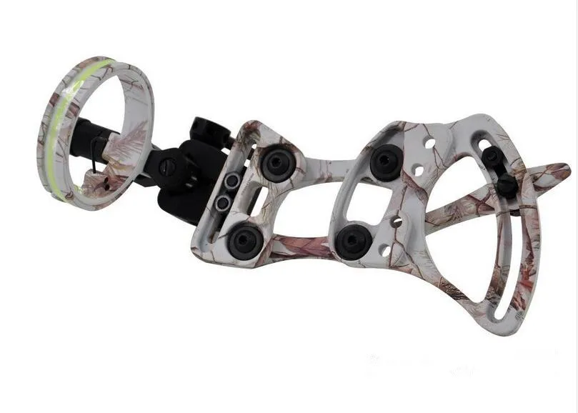 2017 NEW 1 pins .019" Bow Sight with Micro Adjust Detachable Bracket