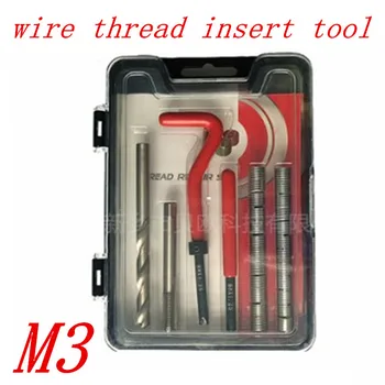 

M3 Screw Threaded Inserts Repair Tool Set Drill Tap Coiled Wire Insert Installation Kit ferramenta para reparar rosca Hot Sale