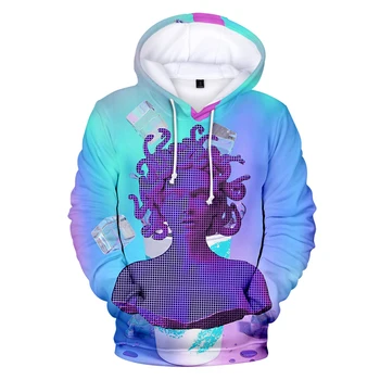 

2019 New Vaporwave 3D Print Hoodie Men's Spring Fall Winter Fashion Harajuku Long Sleeve Hooded Sweatshirt