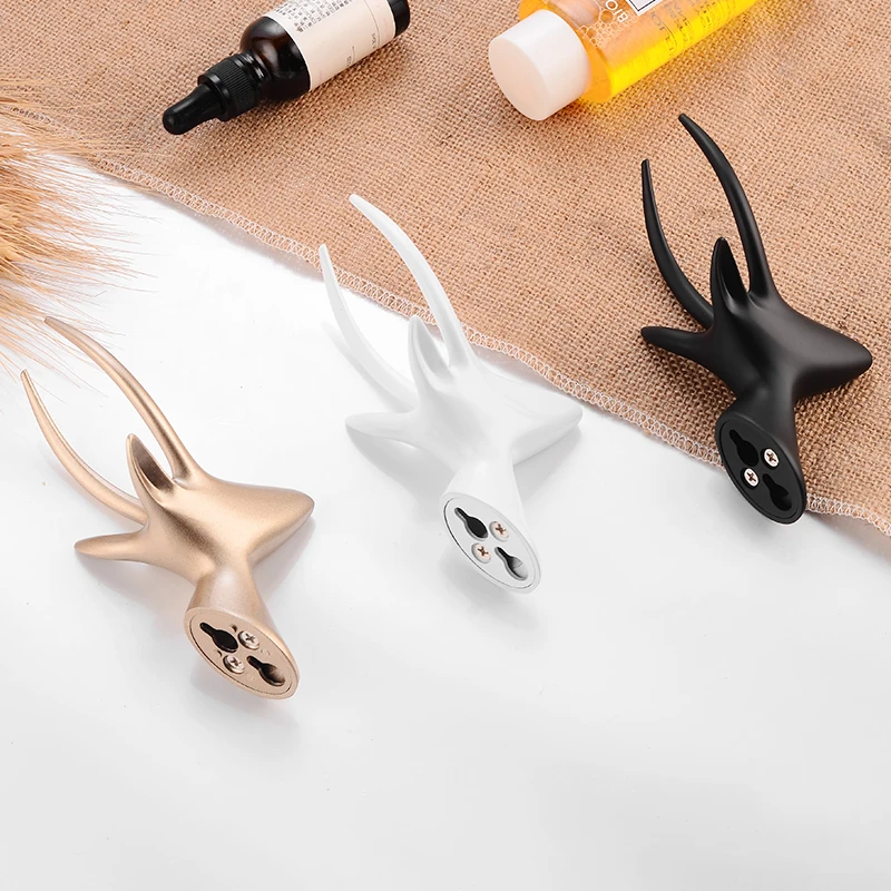 Robe Hook Black Clothes Coat Hook Wall Hanger Decorative Deer Head Bathroom Hook for Towels Key Bag Hat Rack Bathroom Hardware Robe Hook Black Clothes Coat Hook Wall Hanger Decorative Deer Head Bathroom Hook for Towels Key Bag Hat Rack Bathroom Hardware