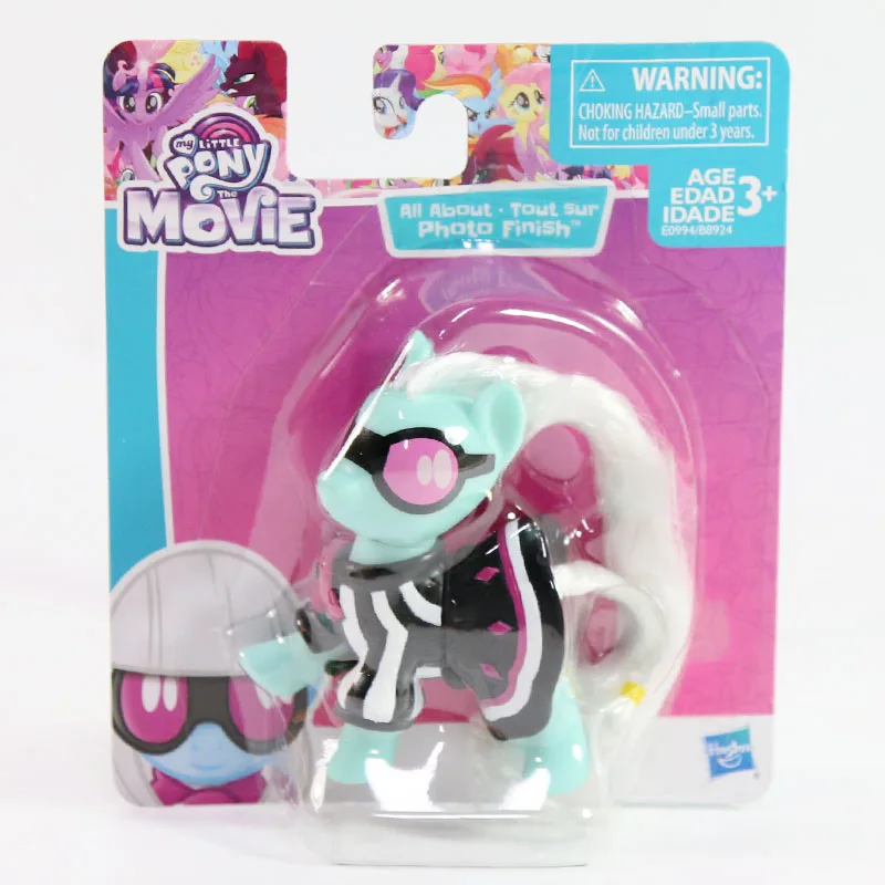 Игрушки My Little Pony friendly is Magic Rarity Эпплджек Флаттершай болельщик ПВХ Фигурки Коллекционная модель куклы - Цвет: New DJ BLUE 05