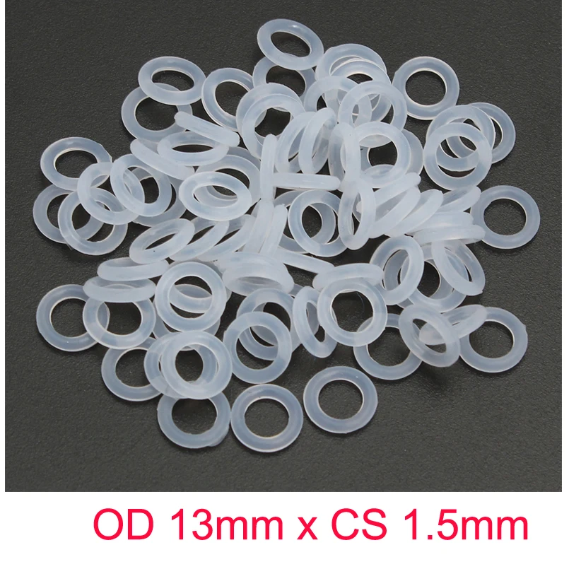 PROD 32971399624 OD 13mm x CS 1.5mm o ring washer silicone rubber o
ringen rubber seal ring