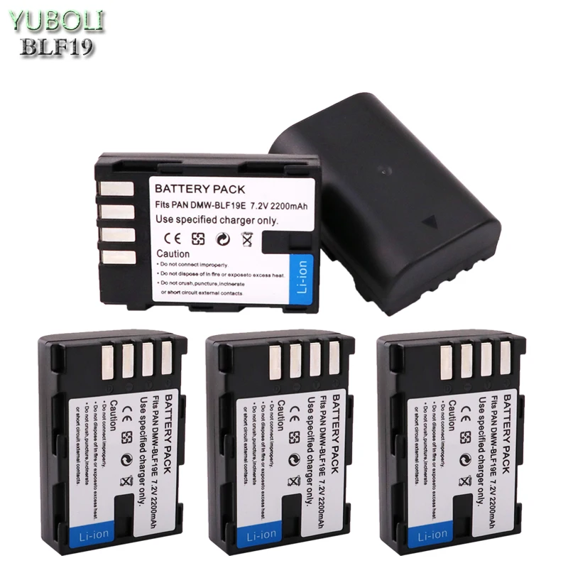 

5pcs 2200mAh DMW-BLF19 DMW BLF19 BLF19 Rechargeable Li-ion Batteries for Panasonic Lumix DMC-GH3 DMC GH3 GH4 DMC-GH4 GH5 Camera