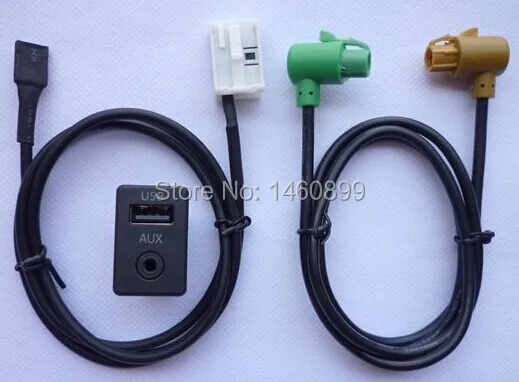 imágenes para La Modificación del coche, USB Interruptor AUX Entrada de Audio Socket Adaptador para VW Volkswagen POLO TOURAN Golf 6 Tiguan RCD510/310 +/300 + RNS315 imágenes para La Modificación del coche, USB Interruptor AUX Entrada de Audio Socket Adaptador para VW Volkswagen POLO TOURAN Golf 6 Tiguan RCD510/310 +/300 + RNS315