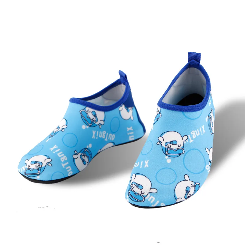 Детская быстросохнущая обувь для плавания; Повседневная обувь; Легкие носки для пляжа, бассейна; детские тапочки с героями мультфильмов - Цвет: 9