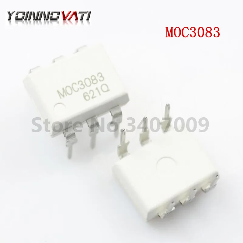 50PCS/lot EL3083 DIP6 MOC3083 Triode and SCR output optocouplers 800PBV