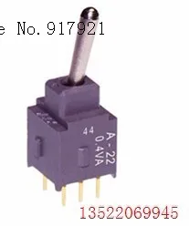 

[ZOB] A-22AP import subminiature toggle switch A-22AV rectangular-shaped miniature toggle switch Japan nkk --20PCS/LOT