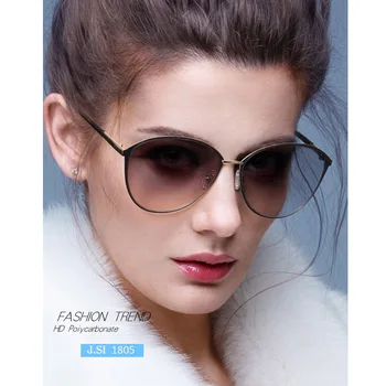 

MIZHO 2020 New Luxury Brand Design Lady Oval Rimless Sunglasses Women Cutting Lens Vintage Ocean Sxey Sun Glasses crystal
