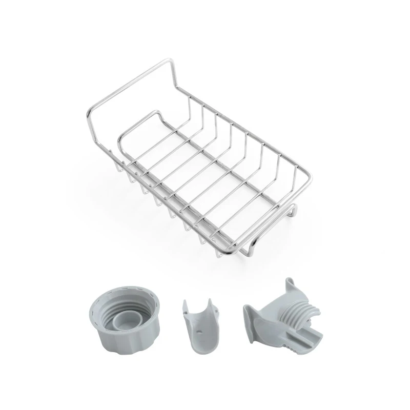 JESSE KAMM стойка для кранов из нержавеющей стали для хранения мусора креативные модели кухонной стойки регулируемые - Цвет: Silver