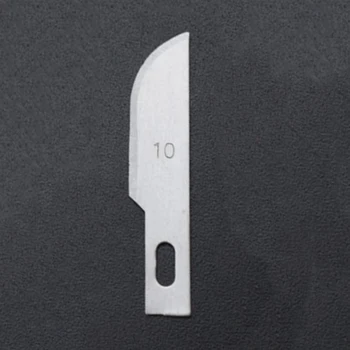 

Hot 10 pcs Blades Wood Carving Tools for Engraving Craft Sculpture Knife Cutting Tool PCB Repair Deburring Curved Edge Blade
