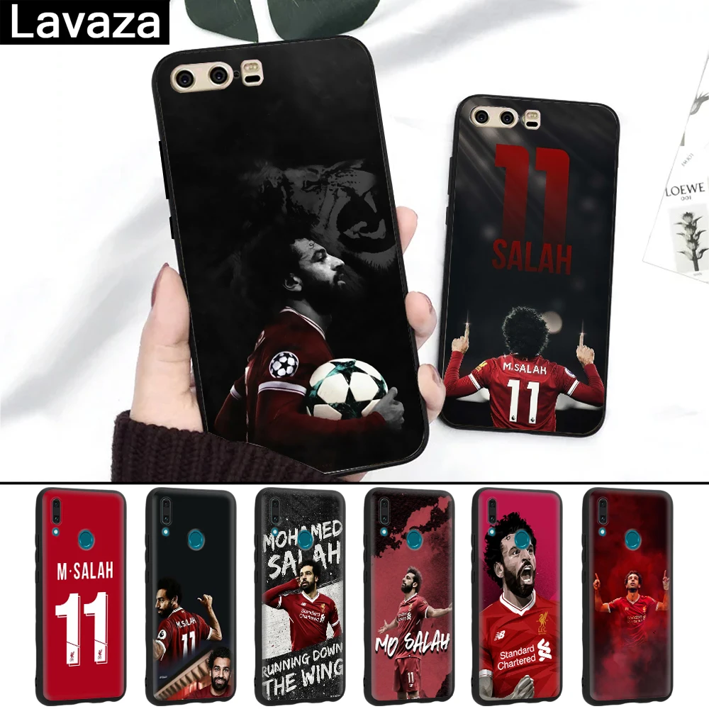 

Lavaza Egypt soccer player Mohamed salah 11 Silicone Case for Huawei P8 Lite 2015 2017 P9 2016 Mini P10 P20 Pro P Smart 2019