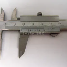 Высокая точность 0-100 мм 4 дюйма Моно блок Верньер Штангенциркуль Микрометр Калибр инструменты из нержавеющей стали суппорт