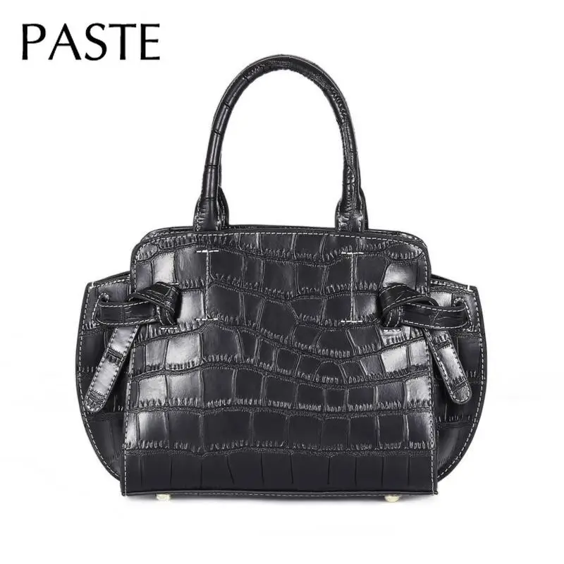 

Crocodile Pattern Cowskin Women's Handbag Ladies Shoulder Bag Black Female Hobos Bag Alligator Hand Bag Messenger Bags Small