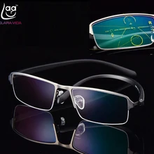 Новинка Clara Vida = прогрессивные многофокусные анти-голубые очки для чтения бифокальные+ 0,5+ 0,75+ 1+ 1,25+ 1.75to+ 4