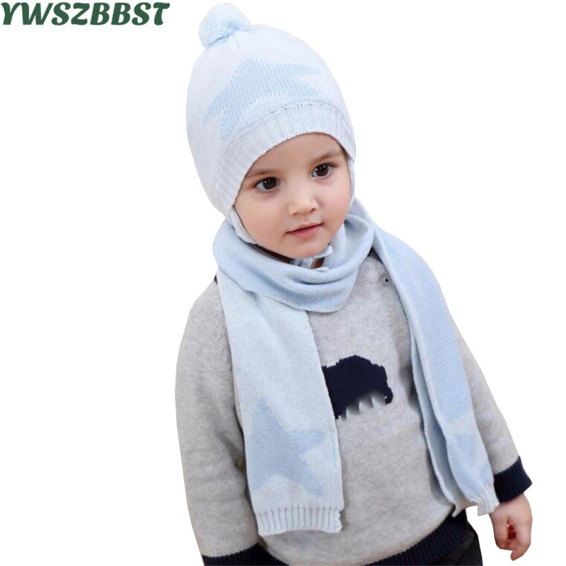 baby boy hat and scarf
