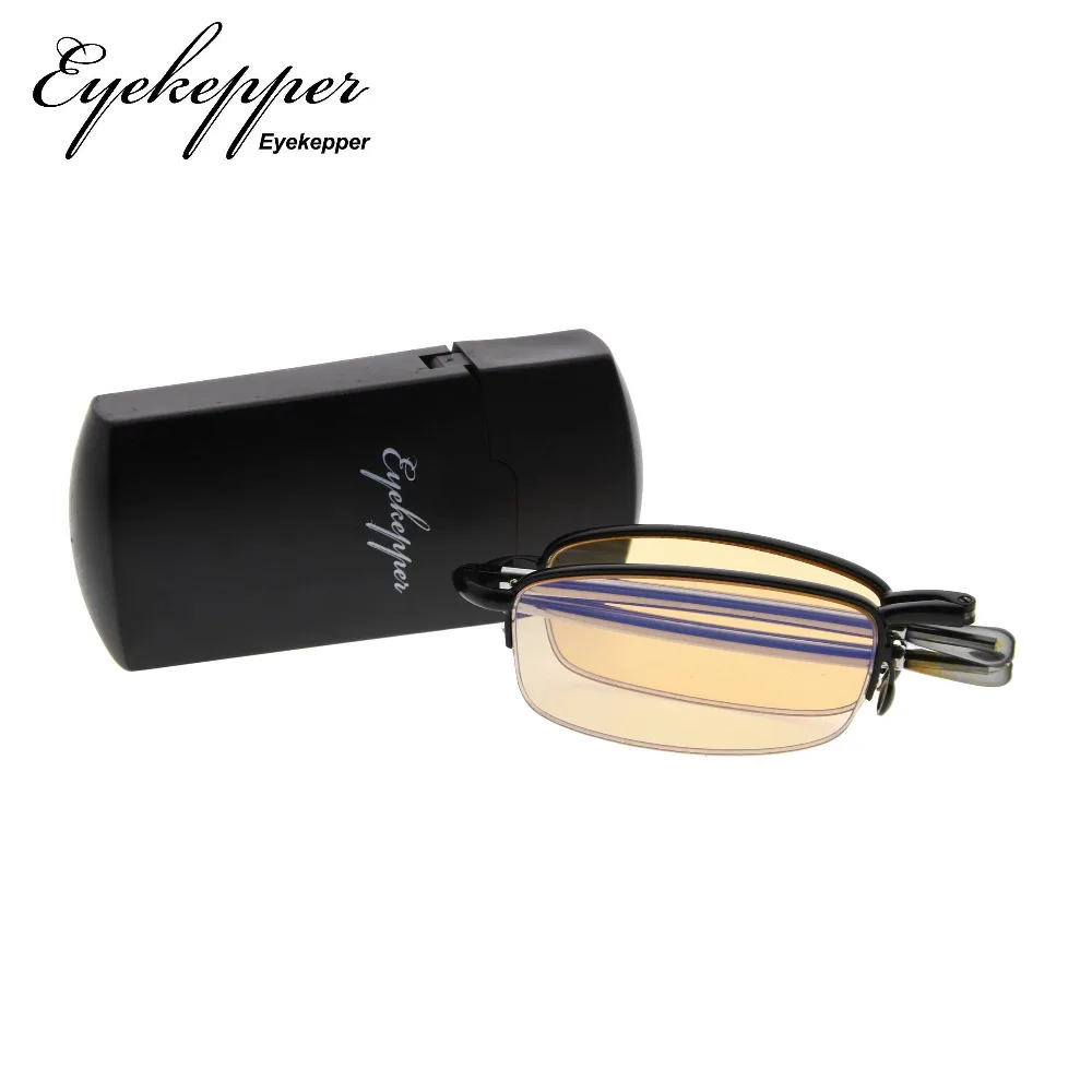 CG1710 Eyekepper УФ-защита полуобода складные очки для чтения телескопические руки Ридеры