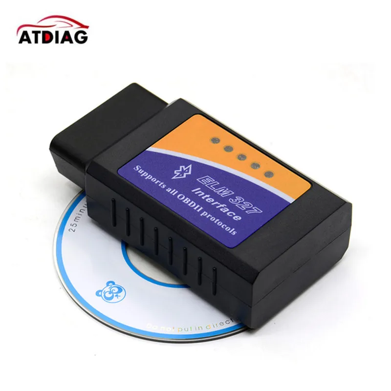 

Mini ELM327 Bluetooth OBD2 V2.1 Car Diagnostic Interface ELM 327 OBDII White Smart Wireless Scanner