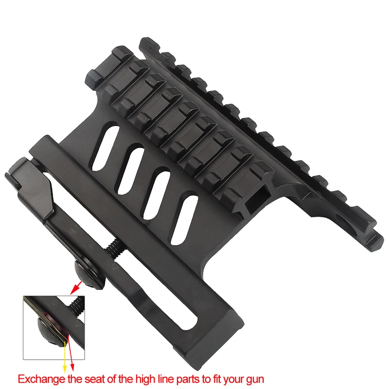 Тактическое рельсовое крепление серии AK Quick QD Style AK47 AK74 SAIGA Detach 20 мм weaver Rail для