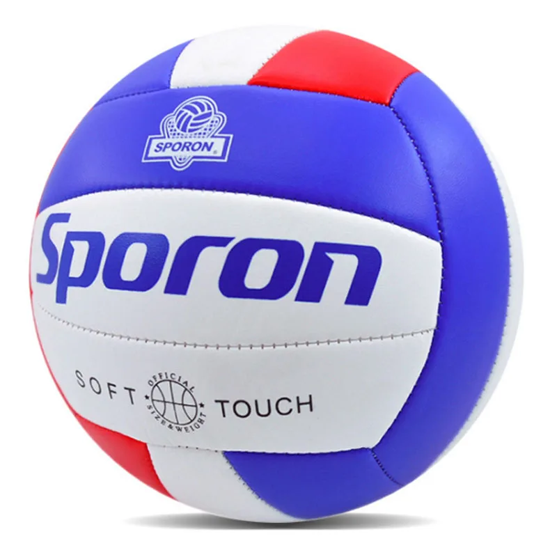 Мяч для волейбола из ПВХ, размер 5, мяч для соревнований, тренировочный мяч, для улицы, в помещении, для пляжа, гандбол, Balonmano Voleibol - Цвет: Красный