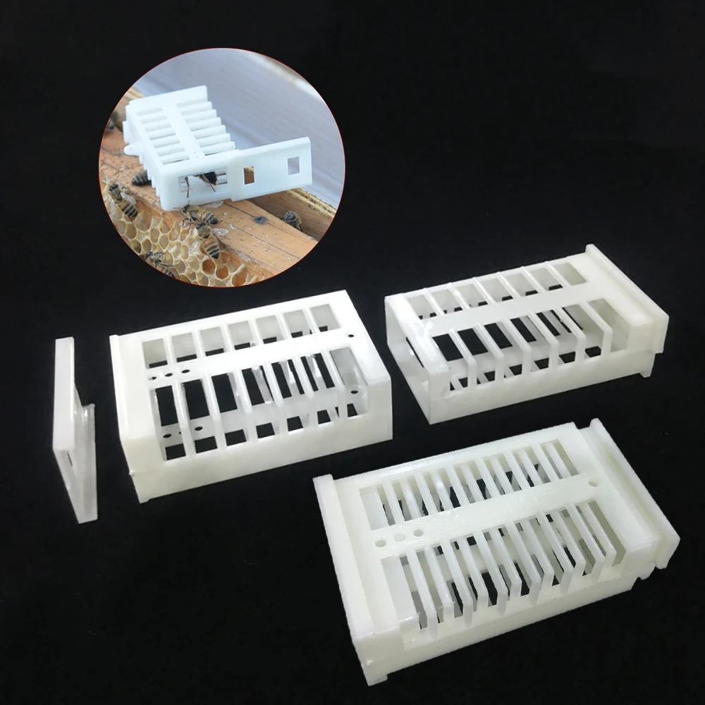 

5PCS bee queen cage king cages bees tools equipment tool anti escape plastic cells bee-keeping beekeeper supplier apiculture