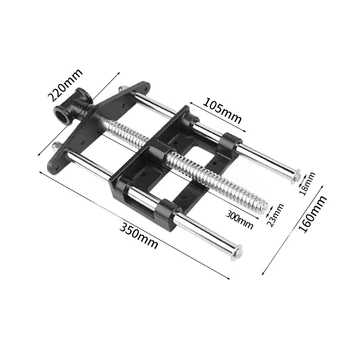 

Sotrlo 7 Inch Chrome Cabinet Maker's Vise Woodworking Bench Clamp Heavy Duty Cast Steel Wood Work Table Clamping Vises
