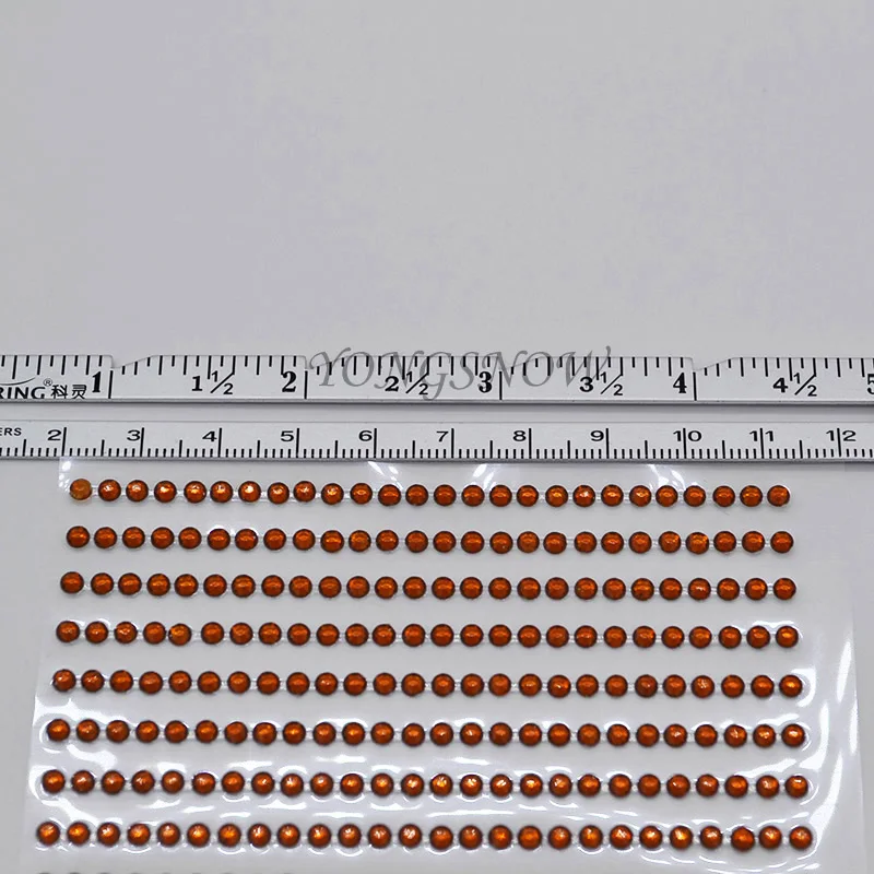 1040 шт./компл. мм 3 мм DIY ремесла Искусство Bling горный хрусталь для мобильного телефона автомобиля стикеры Самоклеющиеся Скрапбукинг Стикеры s гвозди Декор