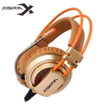 Best price Best Computer Gaming Headset Headband with Microphone Mic XIBERIA V10 Heavy Bass Stereo Game Headphone with Light for PC Gamer