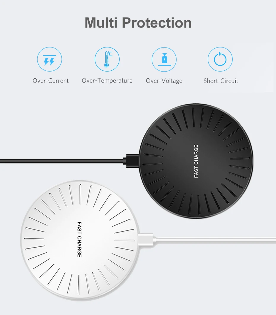 Wireless Charger,Wireless Charging Pad,Qi Wireless Charger 5