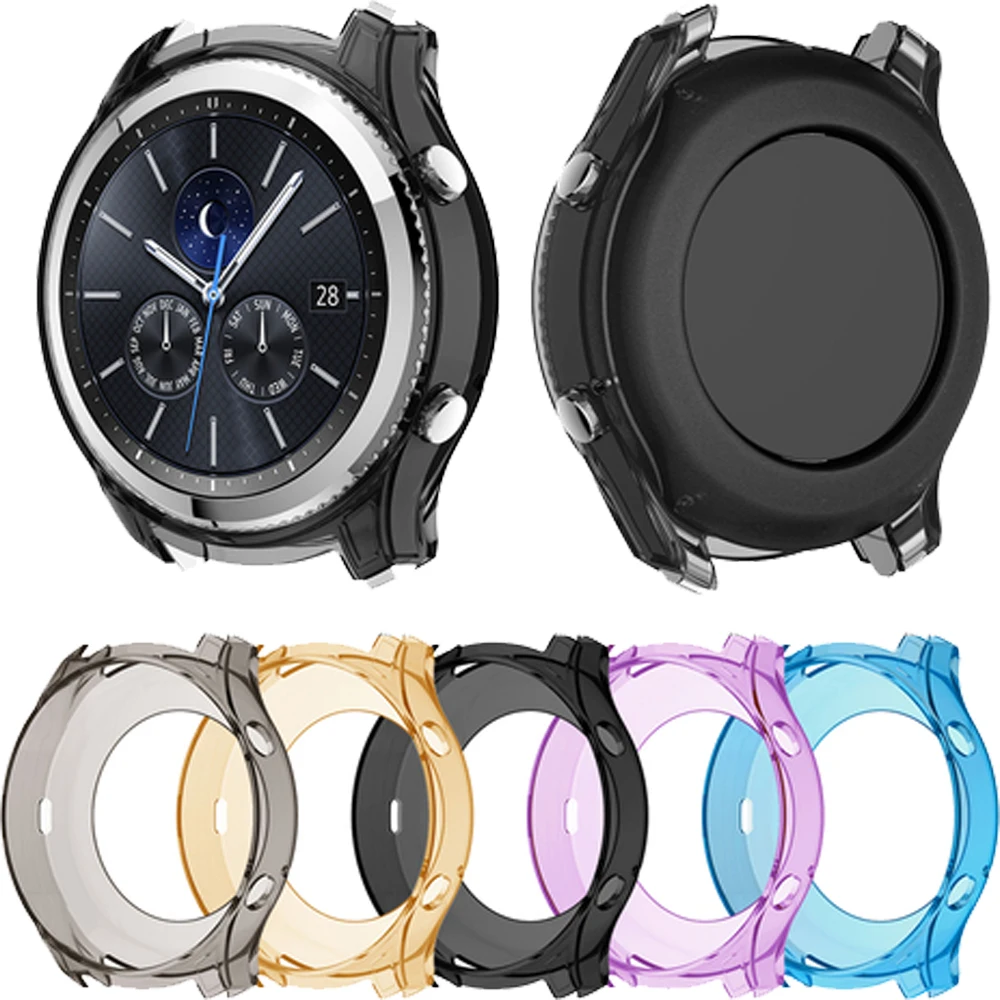 Чехол для часов samsung Gear S3 защитный чехол смарт всесторонняя защита экрана