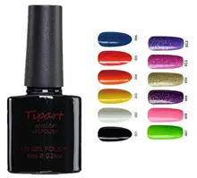12 шт. * 8 мл Tipart УФ-Гель-лак дизайн ногтей canni салонный маникюр оптовая продажа замочить от основания без липкого покрытия УФ светодиодный лак ...(China)