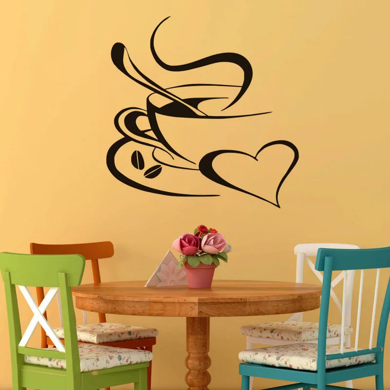 Dream home G147 best-selling custom wallpaper coffee cup pattern wall paste home interior removable waterproof wallpaper