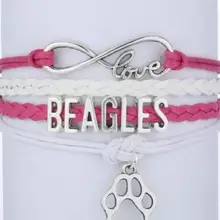 1 шт. бесконечно ручная работа браслет. металл очарование, воск шнур, кожаный браслет, модный драгоценный браслет Индивидуальный заказ 4085