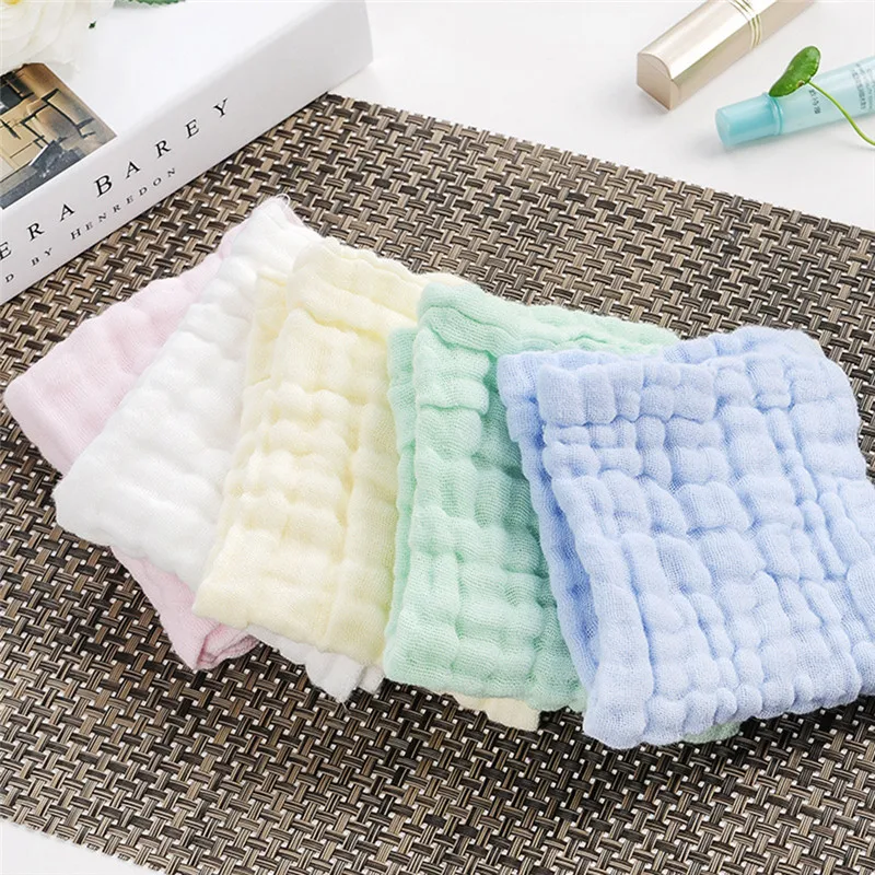 

Dropshiping Gauze towel baby saliva towel cotton baby wash bath towel children small square handkerchief newborn supplies