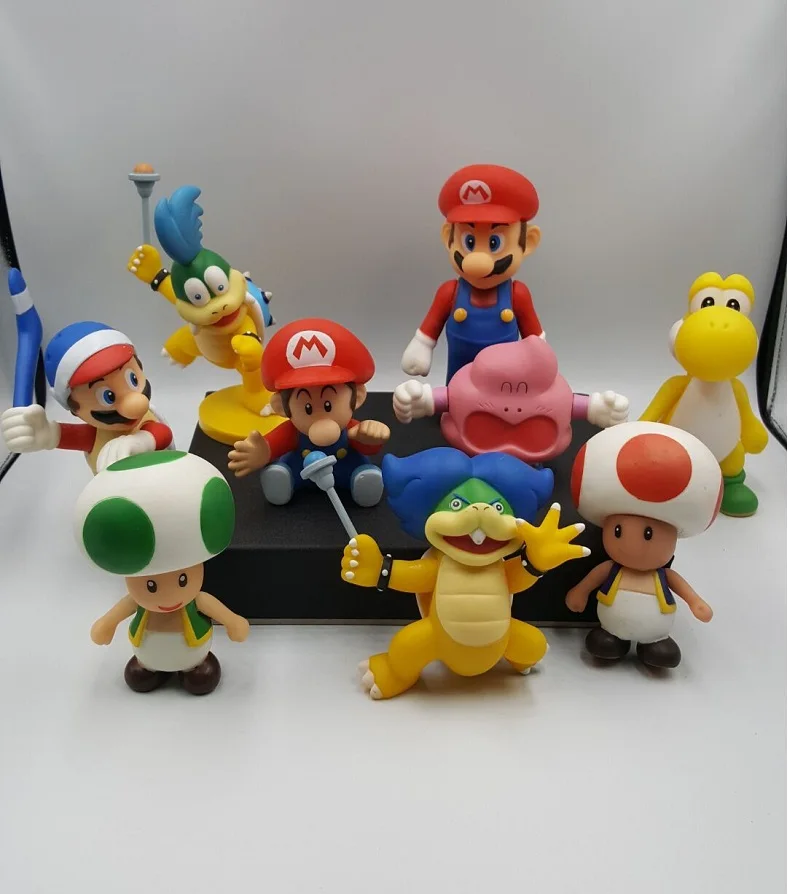 

1pc random Classic cartoon animation super Mario model ornaments, a memorable toy, very suitable for children's gifts