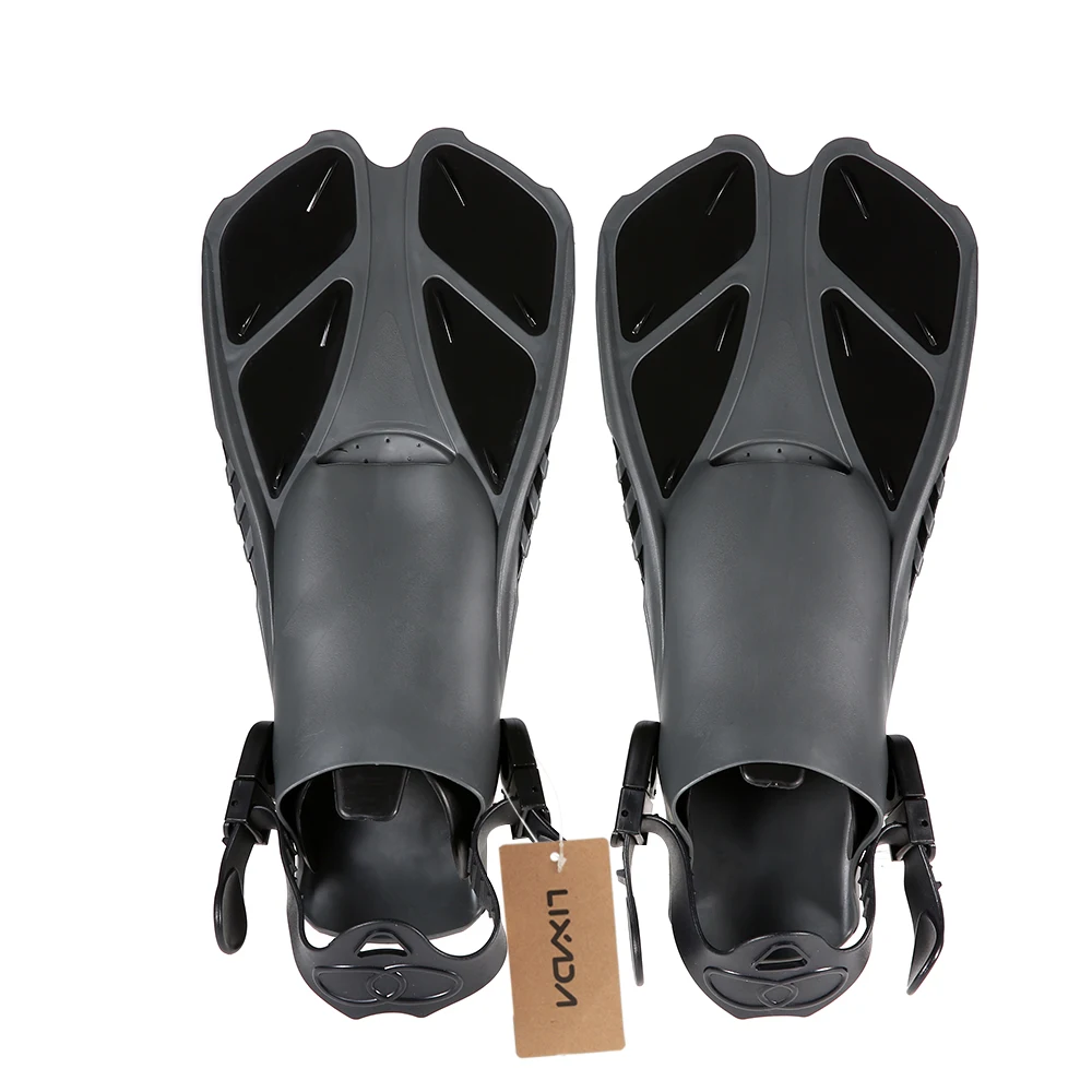 

Lixada Swimming Fins Floating Training Fin Flippers with Adjustable Heel Swim Fins for Swimming Diving Snorkeling Water Sports