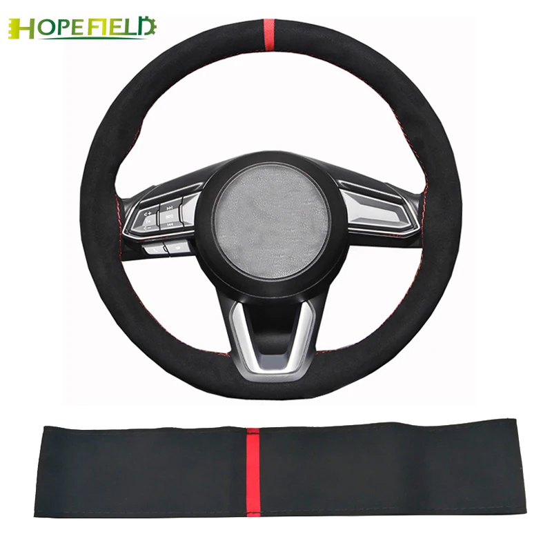 Winter heated braided suede steering wheel cover for Ford Focus 2 MK4 Fiesta MK5 MK6 for VW Golf MK4 MK5 MK7 for Skoda Octavia Winter heated braided suede steering wheel cover for Ford Focus 2 MK4 Fiesta MK5 MK6 for VW Golf MK4 MK5 MK7 for Skoda Octavia