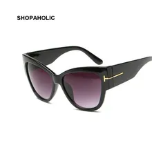 Lunettes de soleil œil de chat pour femmes, verres solaires, Tom, tendance, nouvelle collection, dégradé, marque de styliste Oculos