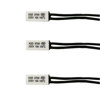 

10Pcs KSD9700 10A Ceramic Temperature Switch Thermal control Normally Closed/Normally Open NC/NO 50-150 degree