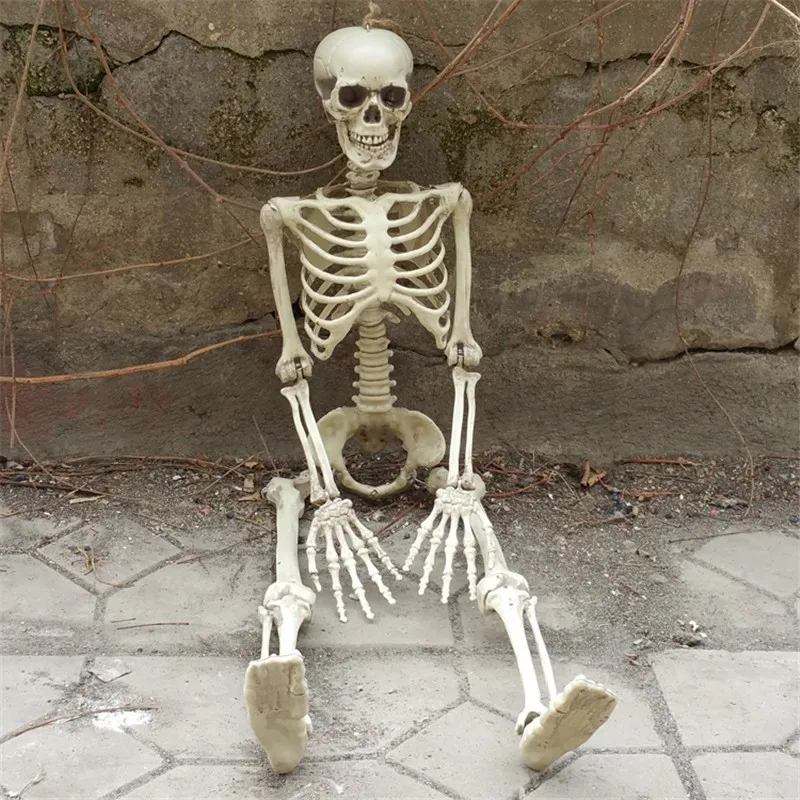 36 дюймов 90 см Хэллоуин скелет пластиковый детский размер скелет для украшения Хэллоуина