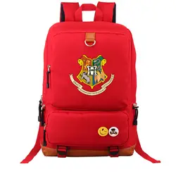 9 цветов Харри Поттер Знак модель ранец Гермиона Хогвартс игрушечные лошадки рюкзак с usb-портом школьный Гриффиндор подарок для детей 45 см