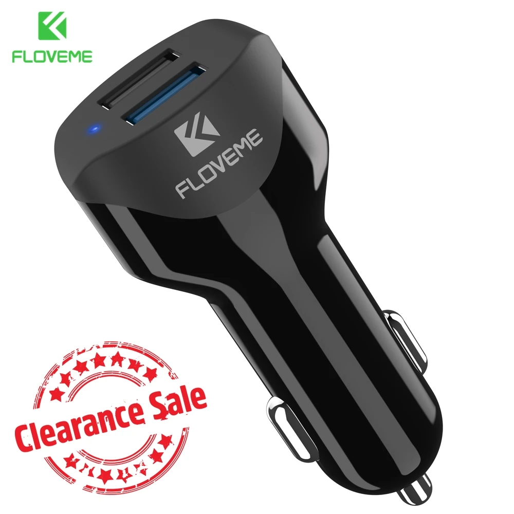 FLOVEME Car Charger For Xiaomi Redmi For iPhone 8 Fast Charging Charger