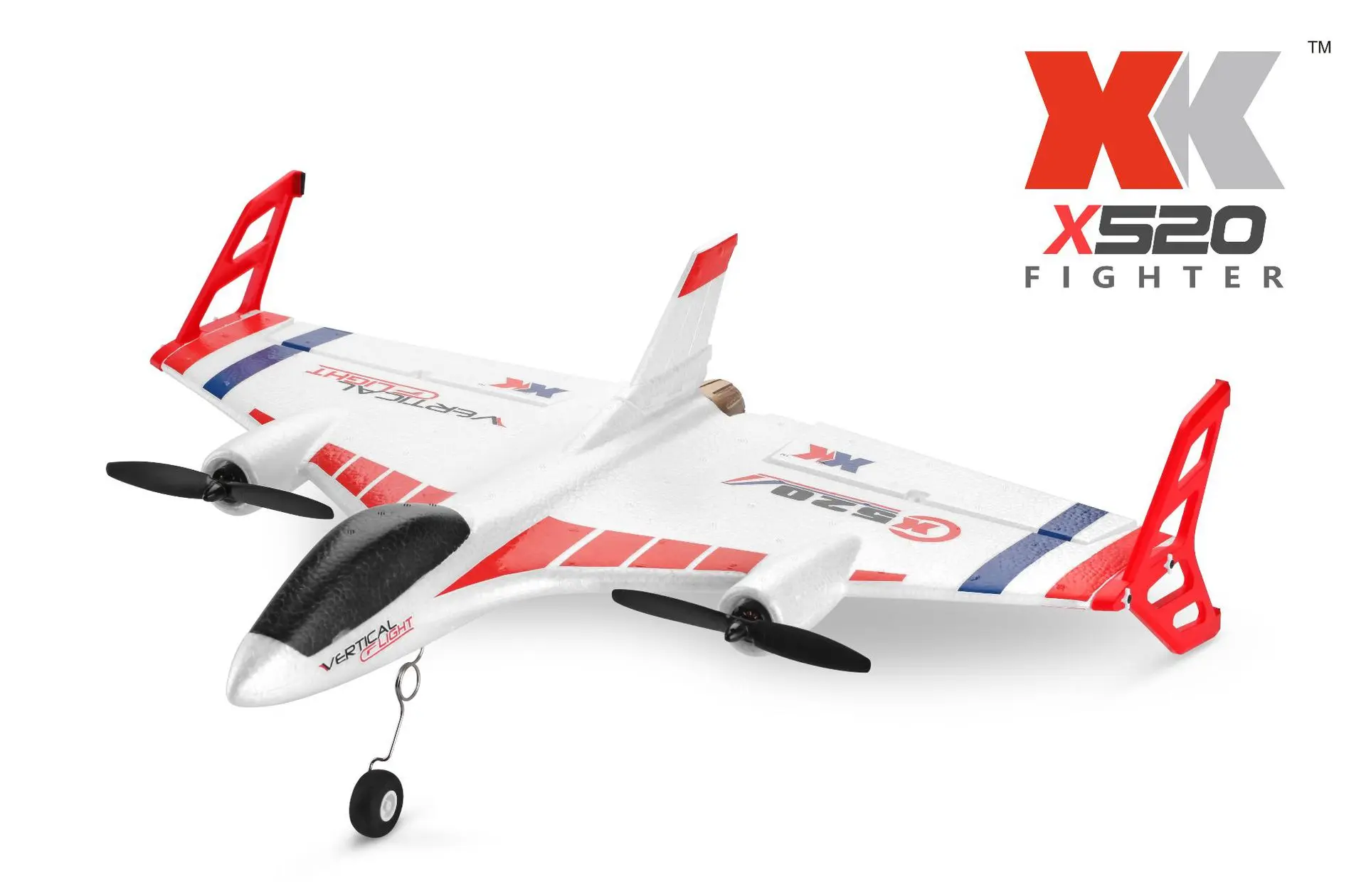 New XK X520 RC Airplane 6CH 3D/6G Takeoff and Landing Stunt RC Drone XK Quadrocopter Remote Control Airplane