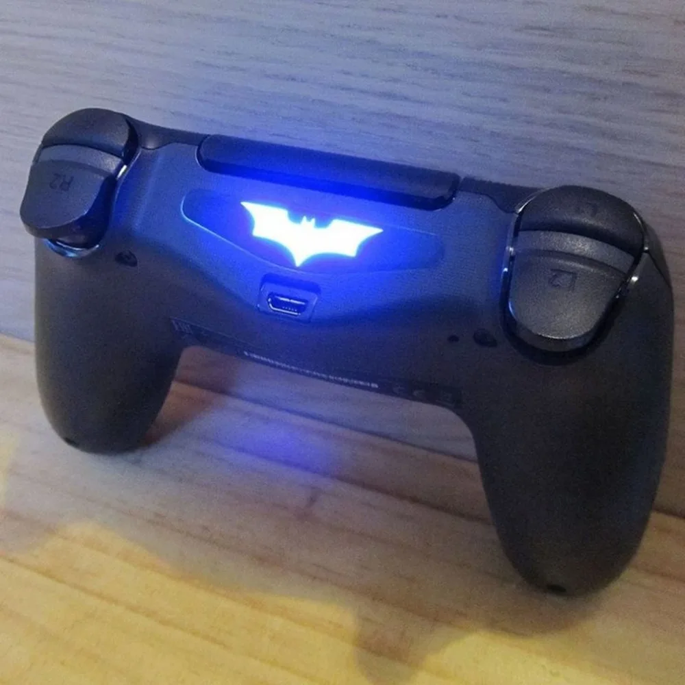 

5pcs/lot Personalized Bat Joystick Stickers For Playstation 4 Game Controller Light Bar PVC Decals LED Stickers