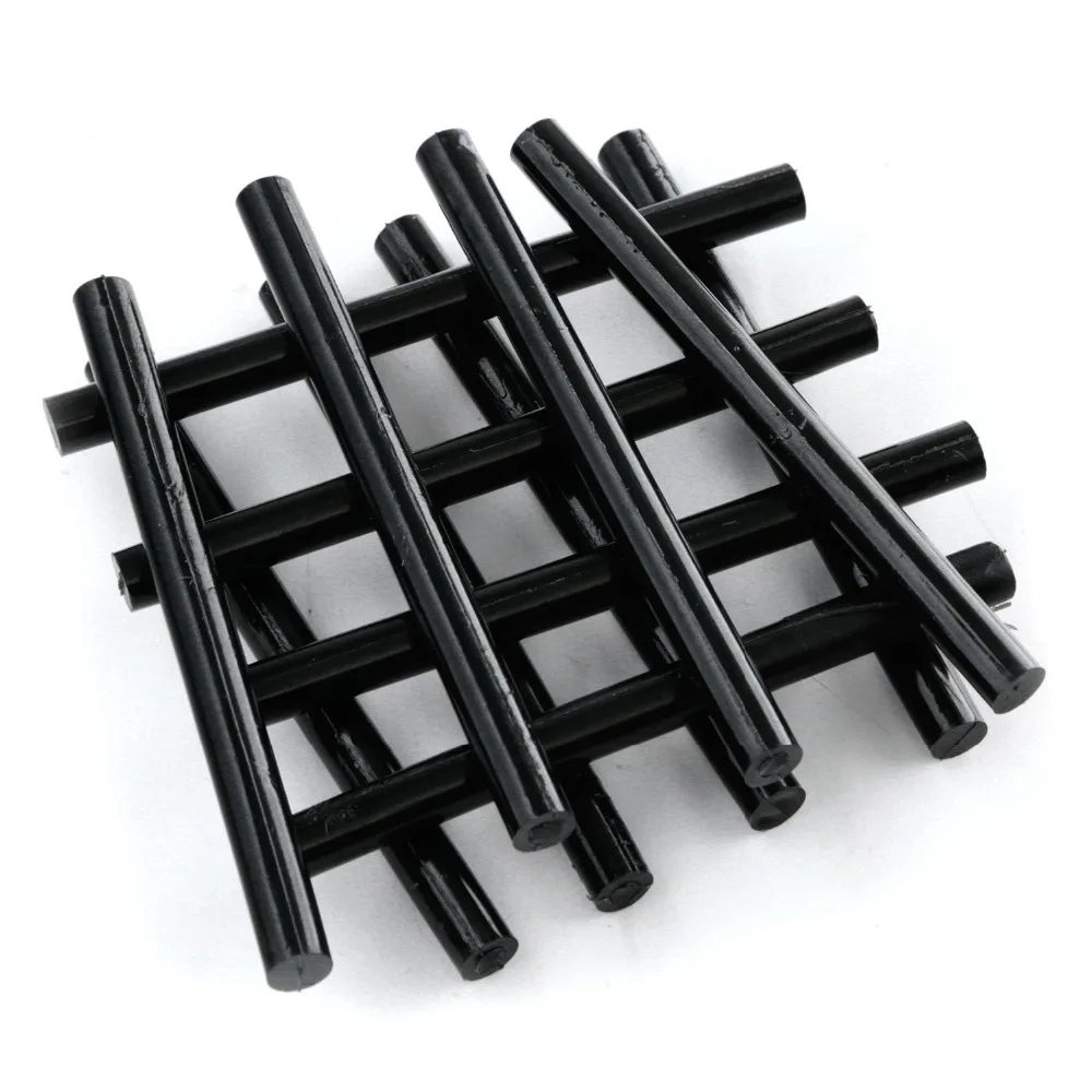Neitsi 12pc/pack 7.8mm * 100mm Hotmelt Keratin Glue Sticks High Quality Melting Hot Gun Glue Stick Black Color ping