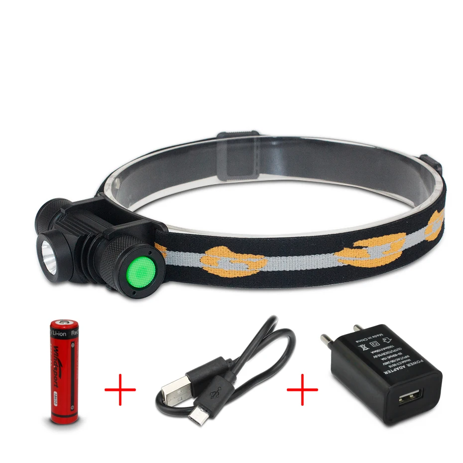 Светодиодный налобный фонарь с Usb зарядкой 18650 7 Вт лм 6 режимов|Налобные LED-фонари|